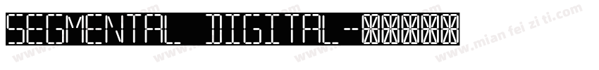 Segmental Digital字体转换